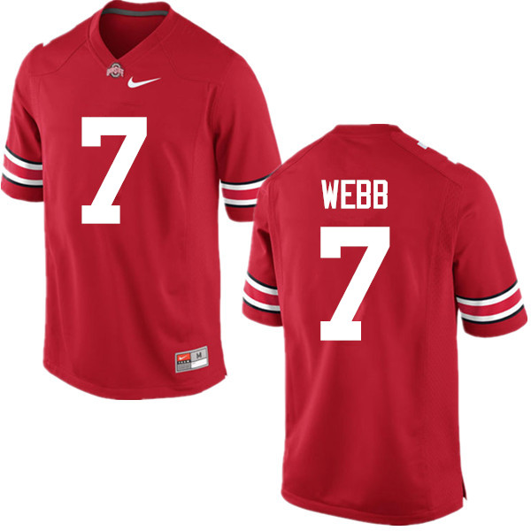 Men Ohio State Buckeyes #7 Damon Webb College Football Jerseys Game-Red